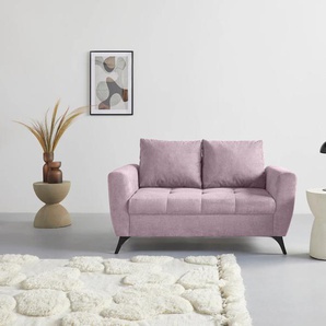 2-Sitzer INOSIGN Lörby Sofas Gr. B/H/T: 160 cm x 90 cm x 92 cm, Lu x us-Microfaser weich, Lu x us Microfaser weich, rosa (flamingo) 2-Sitzer Sofas