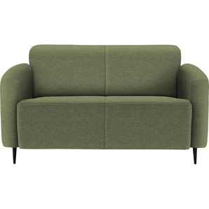 2-Sitzer INOSIGN Marone Sofas Gr. B/H/T: 140 cm x 76 cm x 90 cm, Struktur fein, 2-Sitzer, grün 2-Sitzer Sofas