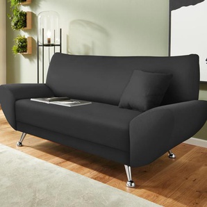 2-Sitzer INOSIGN Saltare Sofas Gr. B/H/T: 174 cm x 78 cm x 82 cm, Kunstleder SOFTLUX, schwarz 2-Sitzer Sofas