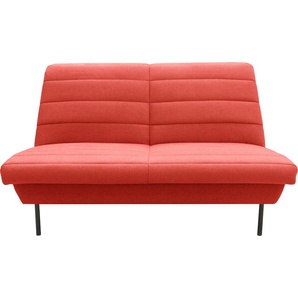 2-Sitzer LOOKS BY WOLFGANG JOOP LOOKS IX Sofas Gr. B/H/T: 145 cm x 92 cm x 103 cm, Struktur grob, orange 2-Sitzer Sofas