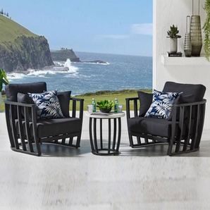2-Sitzer Lounge-Set Larrey mit Polster