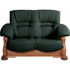2-Sitzer MAX WINZER Texas Sofas Gr. B/H/T: 147 cm x 95 cm x 98 cm, NaturLEDER, grün (dunkelgrün) 2-Sitzer Sofas