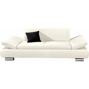 2-Sitzer MAX WINZER Toulouse Sofas Gr. B/H/T: 190 cm x 75 cm x 89 cm, Kunstleder SOFTLUX, weiß 2-Sitzer Sofas