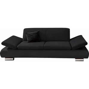 2-Sitzer MAX WINZER Toulouse Sofas Gr. B/H/T: 190 cm x 75 cm x 89 cm, Lu x us-Microfaser, schwarz 2-Sitzer Sofas