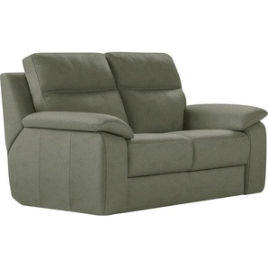 2-Sitzer NICOLETTI HOME Sofas Gr. B/H/T: 168 cm x 99 cm x 94 cm, Lu x us-Microfaser Wildlederoptik, ohne Rela x funktion, grün (green) 2-Sitzer Sofas