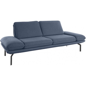 2-Sitzer OTTO PRODUCTS Bennid Sofas Gr. B/H/T: 228 cm x 83 cm x 95 cm, Struktur (recyceltes Polyester), Sitzbreite 75 cm ohne Funktion, blau 2-Sitzer Sofas