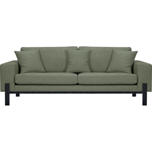 2-Sitzer OTTO PRODUCTS Ennis Sofas Gr. B/H/T: 197 cm x 86 cm x 88 cm, Samtoptik recycelt, grün 2-Sitzer Sofas Verschiedene Bezugsqualitäten: Baumwolle, recyceltes Polyester