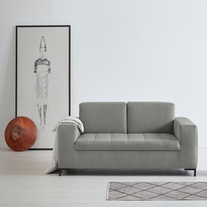 2-Sitzer OTTO PRODUCTS Grazzo Sofas Gr. B/H/T: 172 cm x 80 cm x 90 cm, Struktur (recyceltes Polyester), grau (taupe) 2-Sitzer Sofas