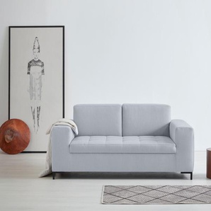 2-Sitzer OTTO PRODUCTS Grazzo Sofas Gr. B/H/T: 172 cm x 80 cm x 90 cm, Struktur (recyceltes Polyester), silberfarben (silber) 2-Sitzer Sofas