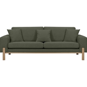 2-Sitzer OTTO PRODUCTS Hanne Sofas Gr. B/H/T: 197 cm x 86 cm x 88 cm, Struktur fein recycelt, grün 2-Sitzer Sofas Verschiedene Bezugsqualitäten: Baumwolle, recyceltes Polyester