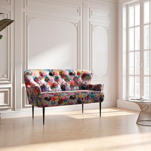 2-Sitzer PLACES OF STYLE Sofas Gr. B/H/T: 153 cm x 97 cm x 87 cm, Jacquard, rosa (rose, rot) 2-Sitzer Sofas