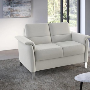 2-Sitzer SIT&MORE Palmera Sofas Gr. B/H/T: 149 cm x 89 cm x 89 cm, Struktur, 2-Sitzer, silberfarben (silber) 2-Sitzer Sofas
