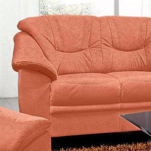 2-Sitzer SIT&MORE Savona Sofas Gr. B/H/T: 148 cm x 90 cm x 90 cm, Lu x us-Microfaser ALTARA NUBUCK, orange (terrakotta) 2-Sitzer Sofas