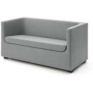 2-Sitzer Sofa June hellgrau, Designer Artefakt, 70x140x70 cm