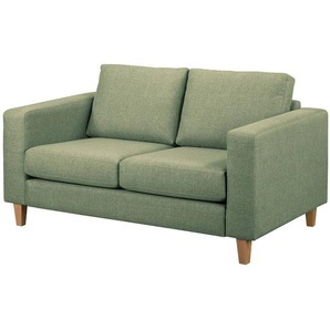 2-Sitzer Sofa Grün Webstoff Lark 154 x 86 x 90cm Skandi