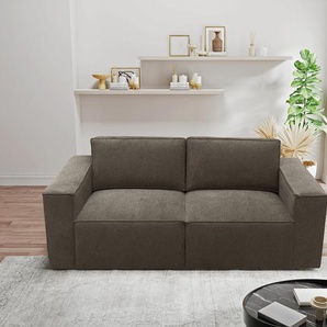 DOMO collection 2-Sitzer-Sofa »Vigo« - schwarz -