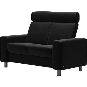 2-Sitzer STRESSLESS Arion 19 A20 Sofas Gr. B/H/T: 152 cm x 100 cm x 80 cm, Leder BATICK, mit Relaxfunktion, schwarz (black batick) 2-Sitzer Sofas