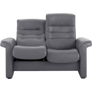 2-Sitzer STRESSLESS Sapphire Sofas Gr. B/H/T: 154 cm x 113 cm x 80 cm, Leder BATICK, High Back-mit Relaxfunktion, grau (grey batick) 2-Sitzer Sofas