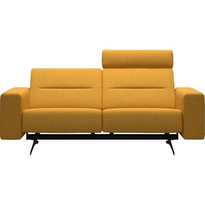 2-Sitzer STRESSLESS Stella Sofas Gr. B/H/T: 197 cm x 78 cm x 93 cm, ROHLEDER Stoff Q2 FARON, Armlehnen S1-mit Relaxfunktion, gelb (yellow q2 faron) 2-Sitzer Sofas