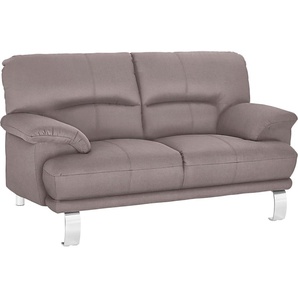 2-Sitzer TRENDMANUFAKTUR Sofas Gr. B/H/T: 162 cm x 87 cm x 89 cm, Struktur, ohne Funktion, grau (taupe) 2-Sitzer Sofas
