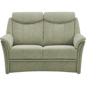 2-Sitzer VILLA BECK Lugano Sofas Gr. B/H/T: 140 cm x 101 cm x 96 cm, Microfaser-Flock, grün (4 lind) 2-Sitzer Sofas