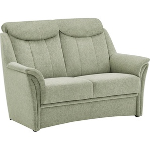 2-Sitzer VILLA BECK Lugano Sofas Gr. B/H/T: 140 cm x 105 cm x 96 cm, Microfaser-Flock, grün (4 lind) 2-Sitzer Sofas