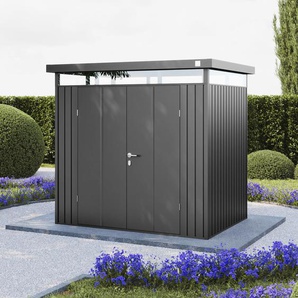 210 x 150 cm Gerätehaus, Umbragrau metallic - (GFPV00981)