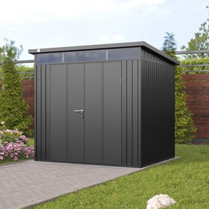 210 x 180 cm Gerätehaus, Umbragrau metallic - (GFPV00974)