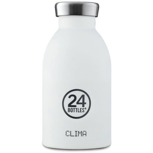 24 Bottles Clima Bottle Basic Isolier-Trinkflasche mini - Ice White - 330 ml