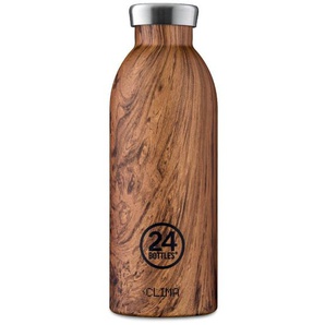 24 Bottles Clima Bottle Wood Collection Isolier-Trinkflasche - Sequoia Wood - 500 ml