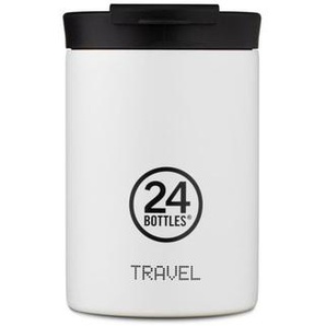24 Bottles Travel Tumbler Basic Isolierbecher mini - Ice White - 350 ml