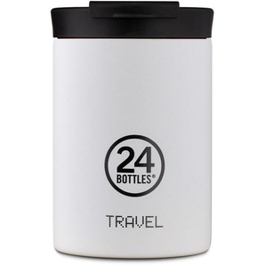 24 Bottles Travel Tumbler Basic Isolierbecher mini - ice white - 350 ml