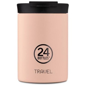 24 Bottles Travel Tumbler Earth Isolierbecher mini - stone dusty pink - 350 ml