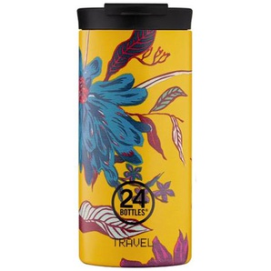 24 Bottles Travel Tumbler Floral Isolierbecher - aster - 600 ml