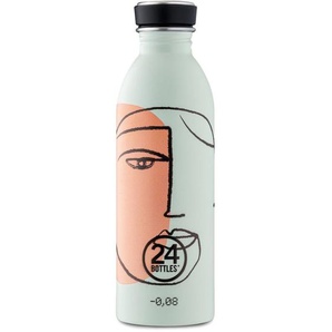 24 Bottles Urban Bottle Pattern Collection Trinkflasche - blue calypso - 500 ml