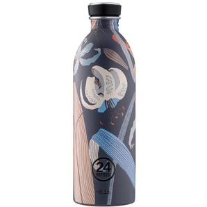 24 Bottles Urban Bottle Pattern Collection Trinkflasche - navy lily - 1 Liter