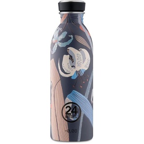24 Bottles Urban Bottle Pattern Collection Trinkflasche - navy lily - 500 ml
