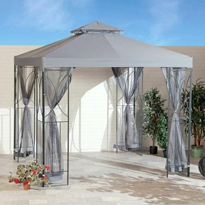 250 cm x 250 cm Pavillon Michener aus Metall