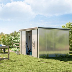 256 x 256 cm Gerätehaus, grau - (GFPV00299)