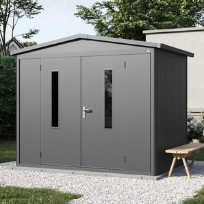 263 x 180 cm Gerätehaus, anthrazit - (GFPV00914)