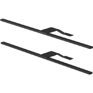 2er-Set LED Schrankbeleuchtung für Jutzler-Schränke, schwarz, Breite 50 cm, dimmbar