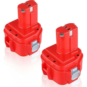2x 12V 4.8 Ah ni-mh Ersatzakku für Makita PA12 1220 1222 1233S 1233SA 1233SB 1234 1235 1235B 1235F 192696-2 192698-8 19269. 8-A 193138-9 1939-5 ML120