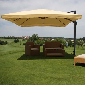 3 m x 4 m rechteckiger Ampelschirm Gastronomy Luxury