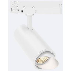 3-Phasenstromschiene LED-Strahler 20W Fasano Cilindro Bisel Dimmbar Weiss 4000K Neutralweiß