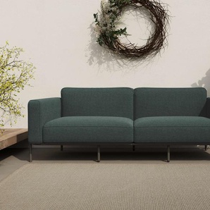 3-Sitzer ANDAS Askild Loungesofa Sofas Gr. B/H/T: 212 cm x 73 cm x 88 cm, Struktur, grün (deep forest) Gartensofas Outdoor Gartensofa, wetterfeste Materialien, Breite 212 cm