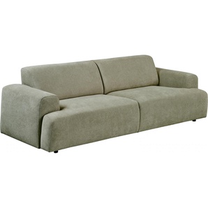 3-Sitzer ANDAS Linkka Sofas Gr. B/H/T: 237 cm x 75 cm x 94 cm, Chenille, grün (green) 3-Sitzer Sofas