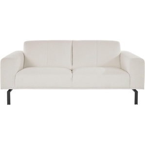 3-Sitzer ANDAS Lungre Sofas Gr. B/H/T: 200 cm x 82 cm x 97 cm, Bouclé, weiß (warm white) 3-Sitzer Sofas
