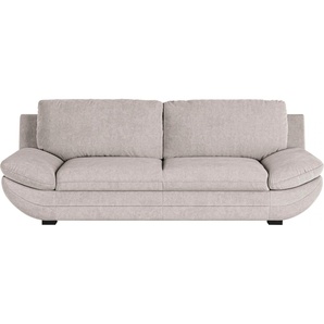 3-Sitzer COTTA Corsica Sofas Gr. B/H/T: 235 cm x 90 cm x 95 cm, Microfaser, grau (all senses elephant) 3-Sitzer Sofas mit gepolsterten Arm-, Rücken- und Sitzteil
