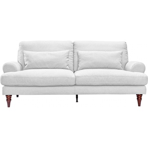 3-Sitzer EXXPO - SOFA FASHION Sofas Gr. B/H/T: 205 cm x 92 cm x 101 cm, Flachgewebe, weiß (white) 3-Sitzer Sofas