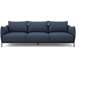 3-Sitzer INNOVATION LIVING ™ Kayto Sofa, TV-Couch, Dreisitzer Sofas Gr. B/H/T: 250 cm x 68 cm x 100 cm, Polyester, blau 3-Sitzer Sofas Bezüge wechselbar, Teile einzeln erhältlich, robuste Unterkonstruktion
